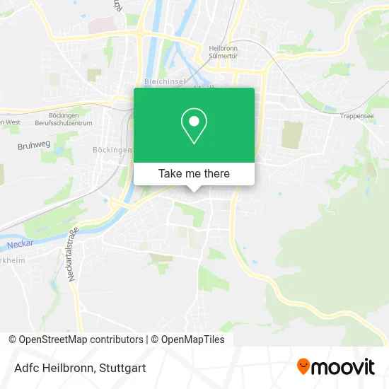 Adfc Heilbronn map
