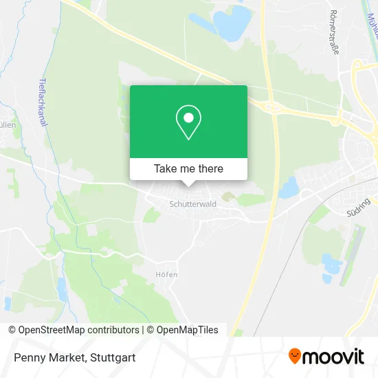 Penny Markt map