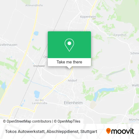 Tokos Autowerkstatt, Abschleppdienst map