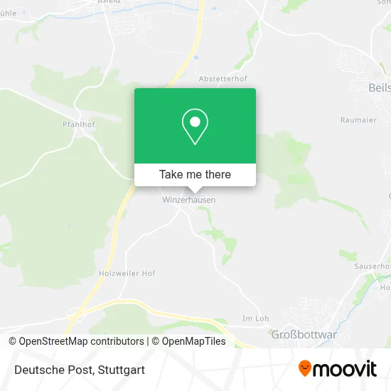 Deutsche Post map