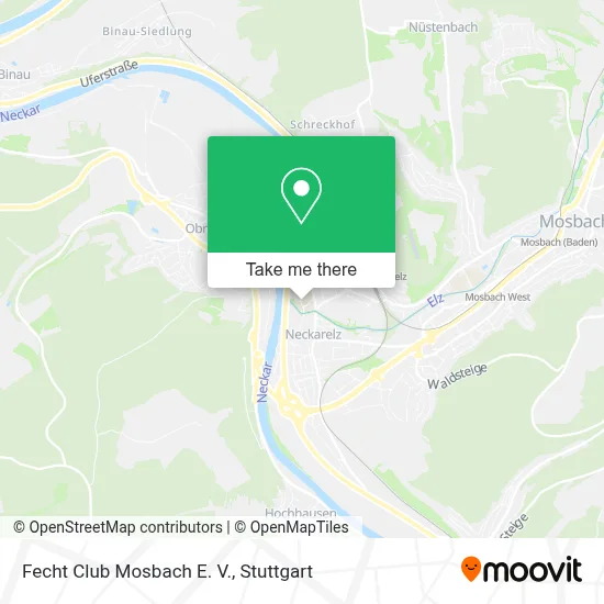 Fecht Club Mosbach E. V. map