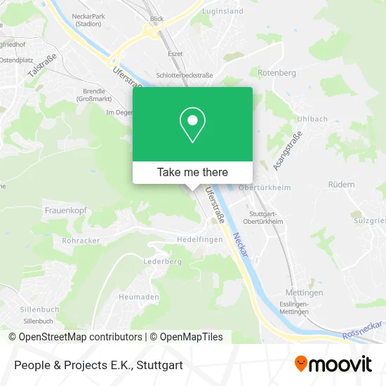 People & Projects E.K. map