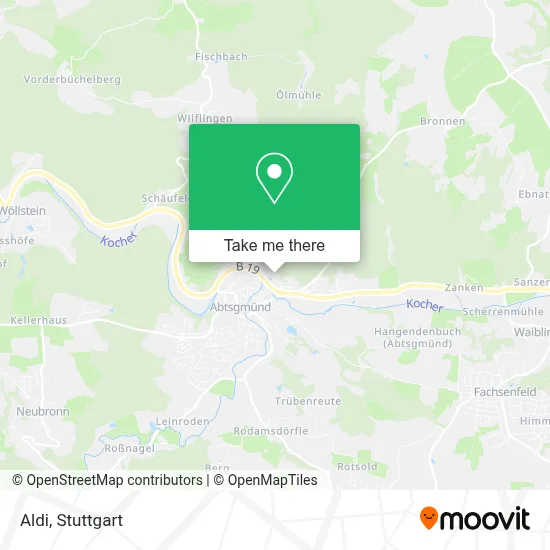 Aldi map