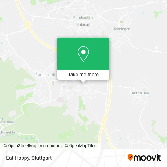 Eat Happy map