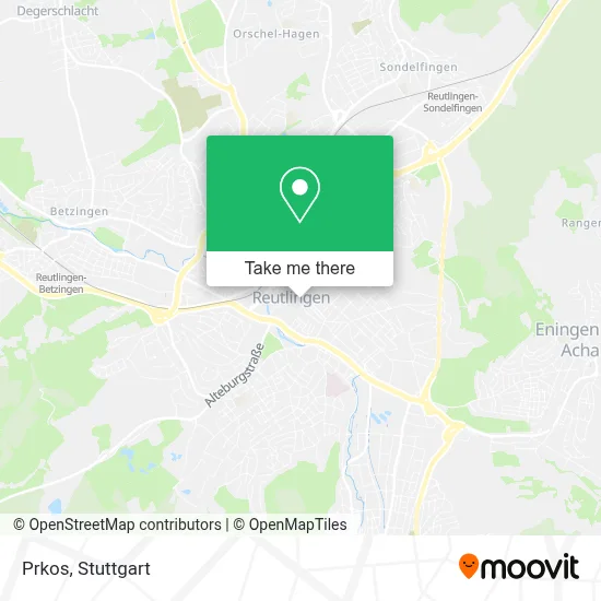 Prkos map
