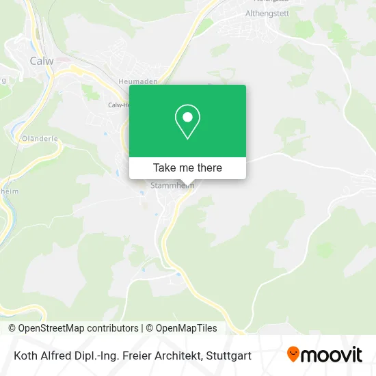 Koth Alfred Dipl.-Ing. Freier Architekt map