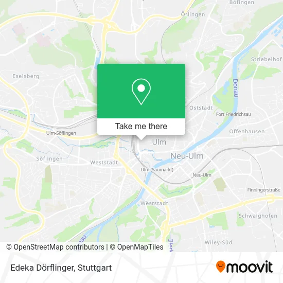 Edeka Dörflinger map