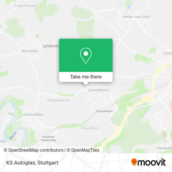 KS Autoglas map