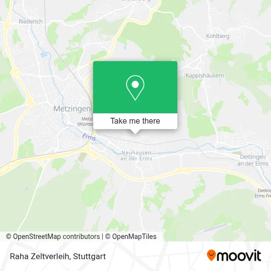 Raha Zeltverleih map