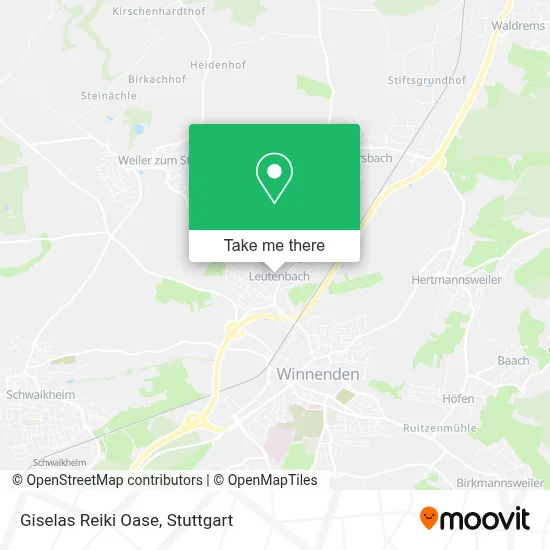 Giselas Reiki Oase map