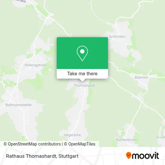 Rathaus Thomashardt map