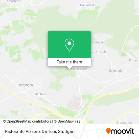 Ristorante Pizzeria Da Toni map