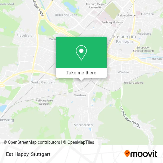 Eat Happy map
