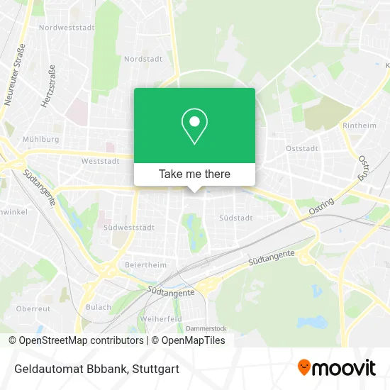 Geldautomat Bbbank map