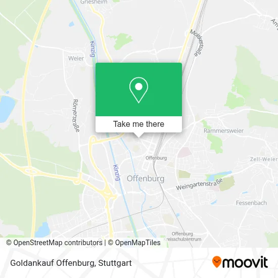 Goldankauf Offenburg map
