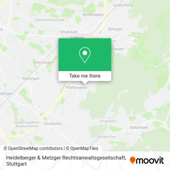 Heidelberger & Metzger Rechtsanwaltsgesellschaft map