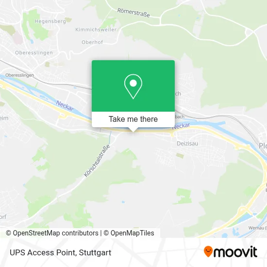 Ups Access Point map