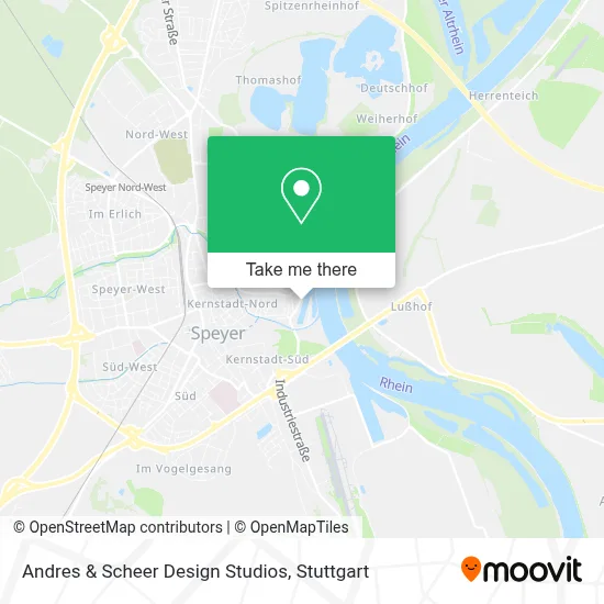 Andres & Scheer Design Studios map