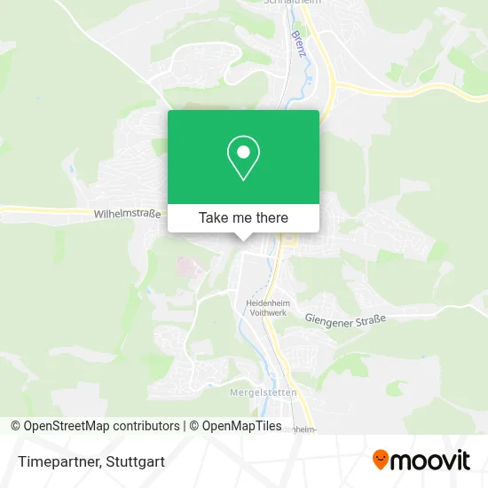 Timepartner map