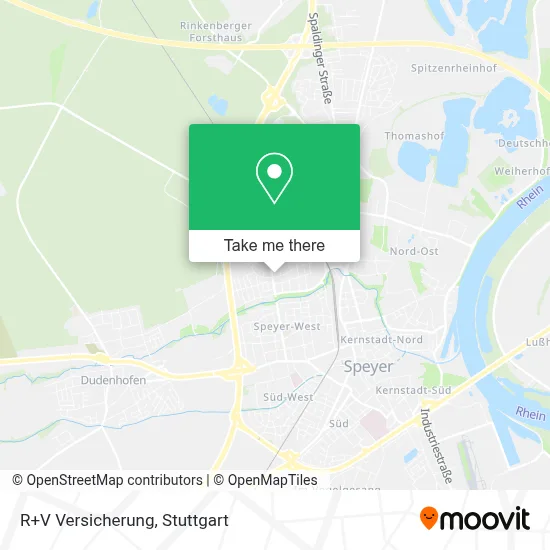 R+V Versicherung map