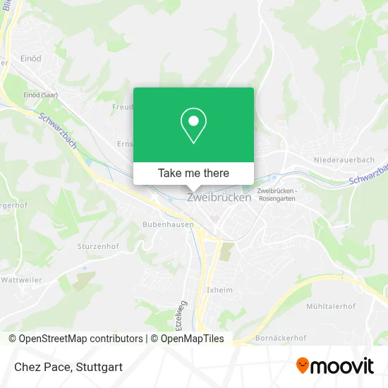 Chez Pace map