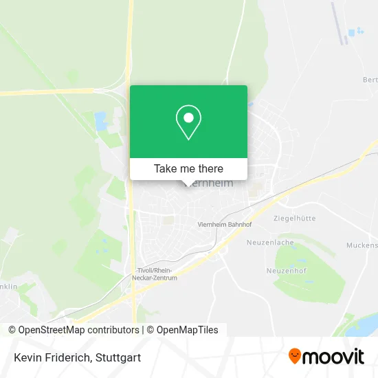 Kevin Friderich map