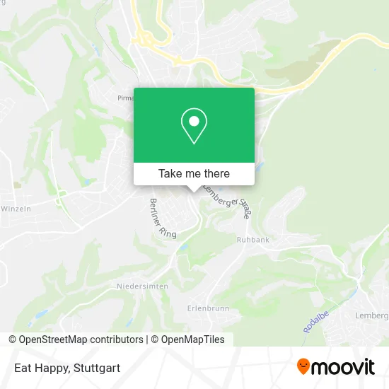 Eat Happy map