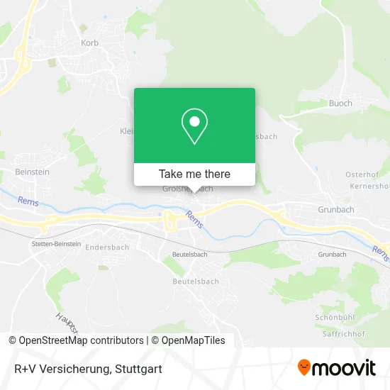 R+V Versicherung map