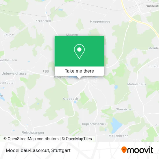 Modellbau-Lasercut map