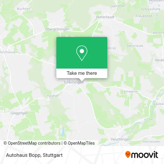 Autohaus Bopp map