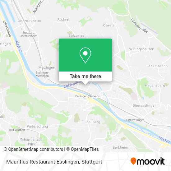 Mauritius Restaurant Esslingen map