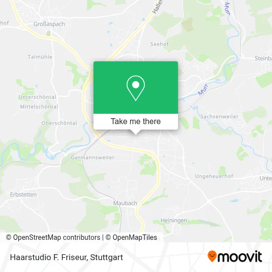 Haarstudio F. Friseur map