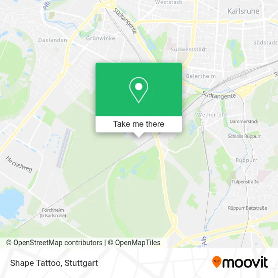 Shape Tattoo map