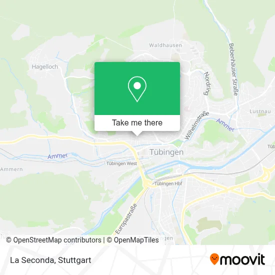 La Seconda map