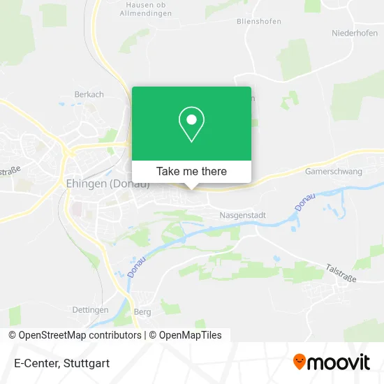 E-Center map