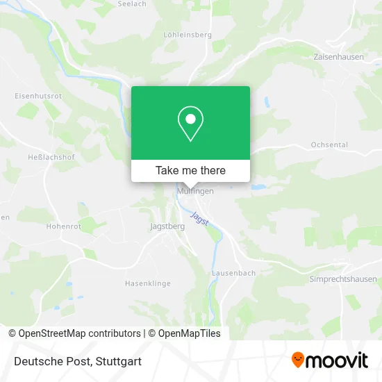 Deutsche Post map