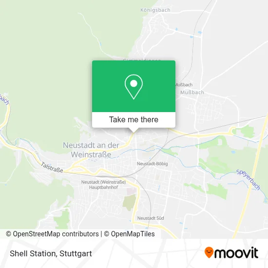 Shell Station map