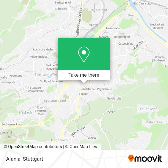Alania map