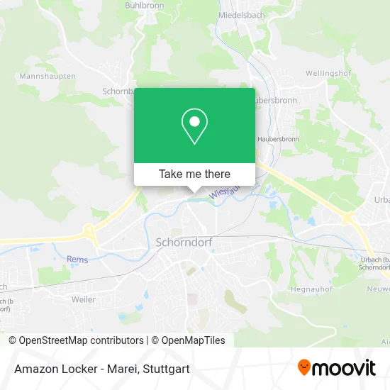 Amazon Locker - Marei map