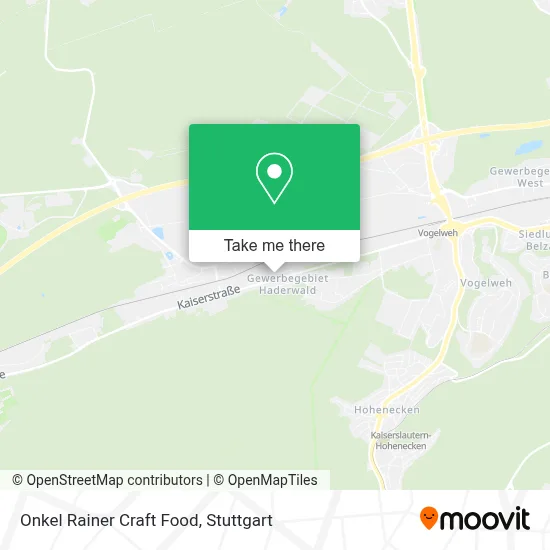 Onkel Rainer Craft Food map