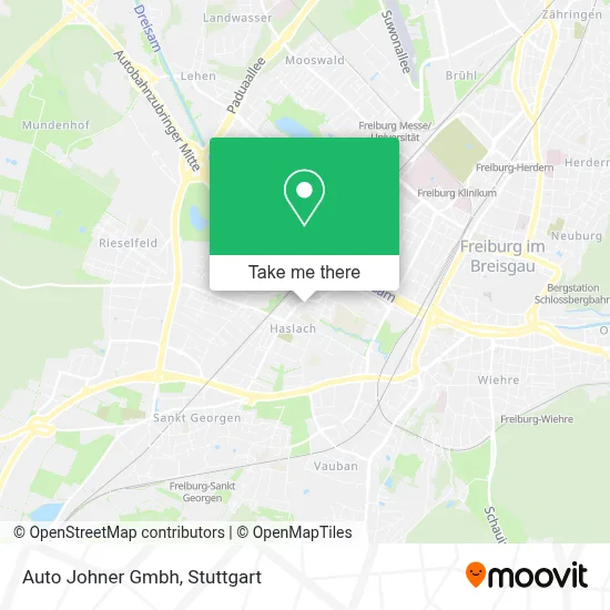 Auto Johner Gmbh map