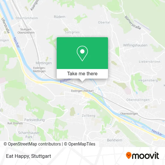 Eat Happy map