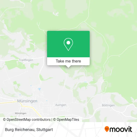 Burg Reichenau map