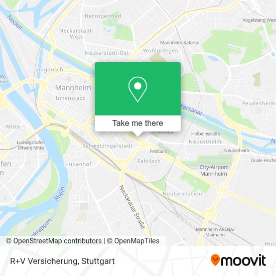 R+V Versicherung map