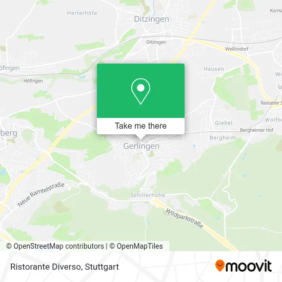 Ristorante Diverso map