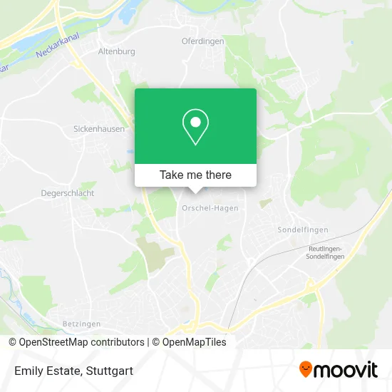 Emily Estate map
