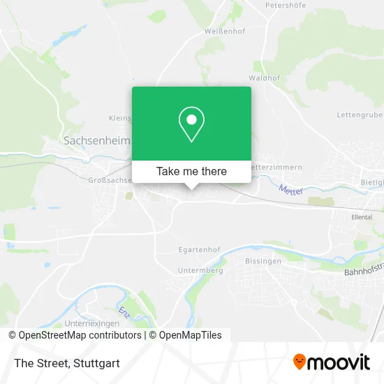 La Strada map