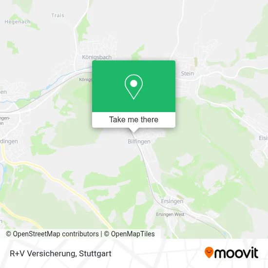 R+V Versicherung map