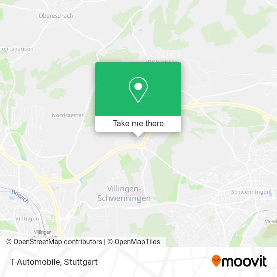 T-Automobile map