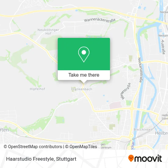 Haarstudio Freestyle map